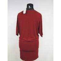 Sukienka Annie z podwójnym dołem - rękaw 3/4 kimono